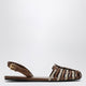 Miu Miu Leather Strap Sandals