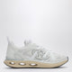 Valentino Garavani White Leather And Fabric Vlogo Easyjog Sneakers