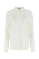 Stella Mccartney Ivory Stretch Viscose Shirt
