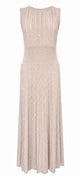 D.exterior Shell Pink Stretch Dress