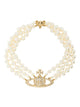Vivienne Westwood White Brass Necklaces