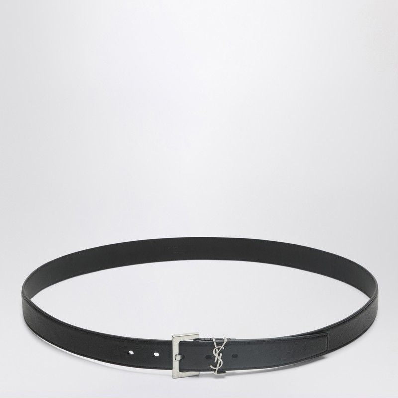 Saint Laurent Cassandre Leather Belt