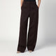 Stella Mccartney  Straight Leg Trousers In Plum Wool