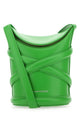 Alexander Mcqueen Grass Green The Curve Bucket Hat