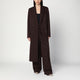 Stella Mccartney  Double-Breasted Plum Wool Coat