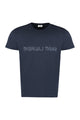Saint Laurent Navy Blue Cotton T-Shirt