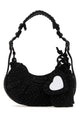 Balenciaga Embellished Denim Le Cagole Xs Shoulder Bag