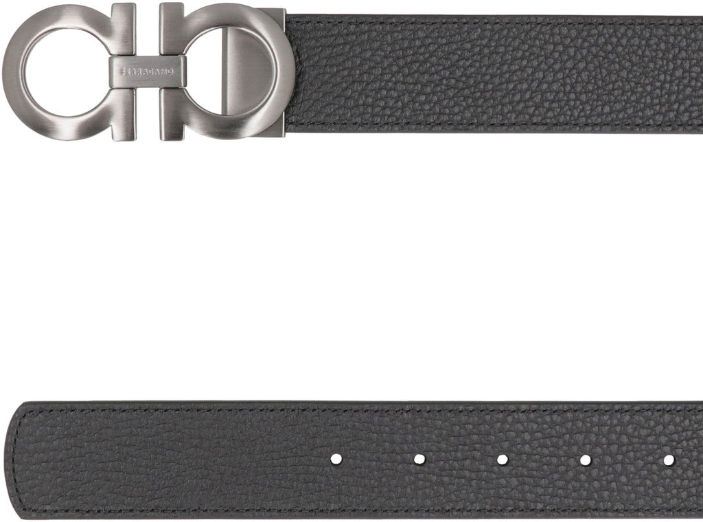 Ferragamo Gancini Reversible Leather Belt