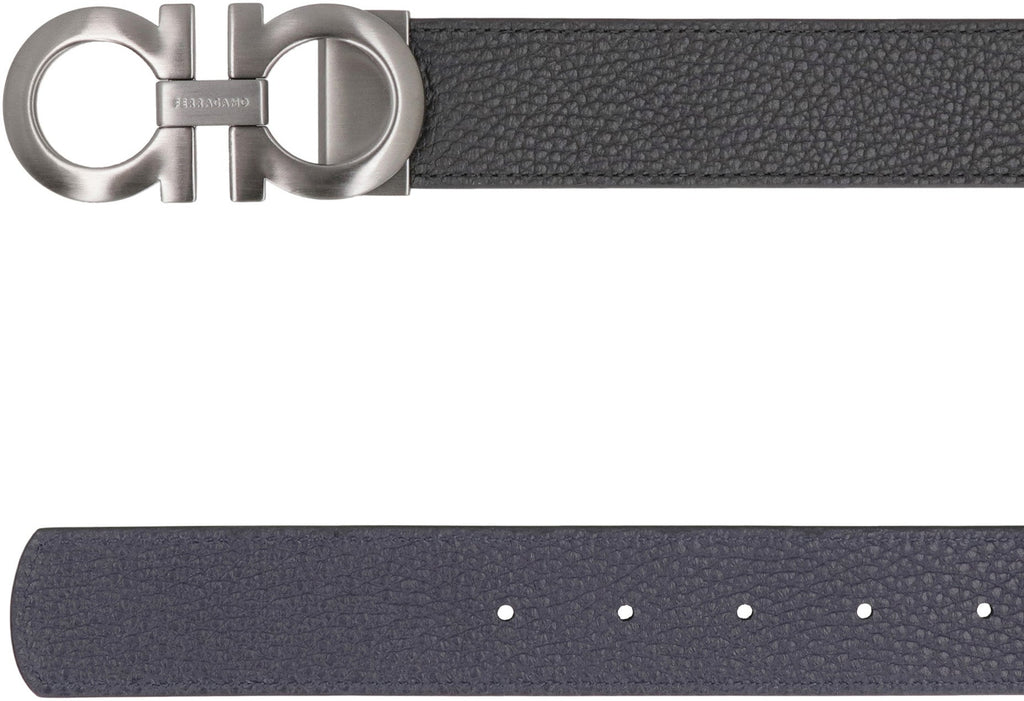 Ferragamo Gancini Reversible Leather Belt