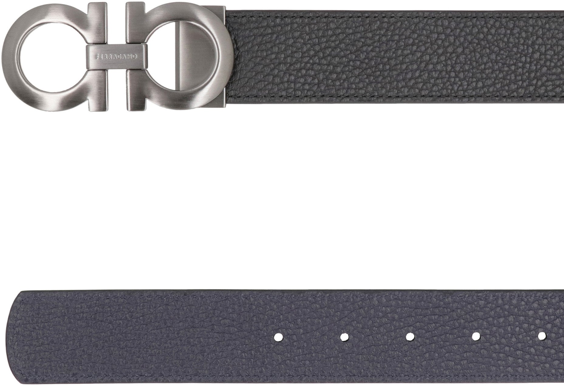 Ferragamo Gancini Reversible Leather Belt
