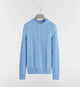 Dior Homme Blue Cashmere Sweater Knit Top