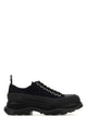 Alexander Mcqueen Black Cotton Sneakers