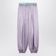 Valentino  Wide Lilac Silk Pants