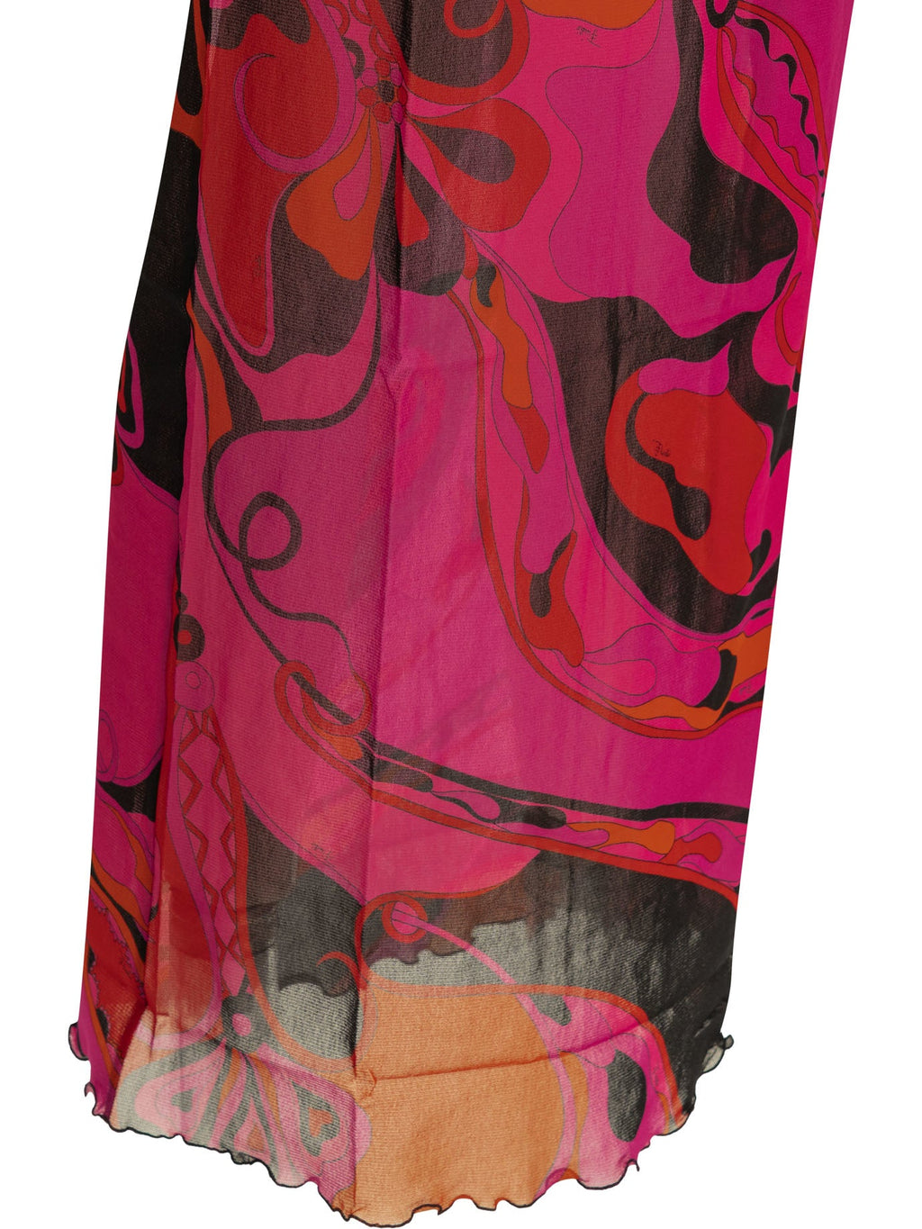 Emilio Pucci Orchidee Fuchsia Polyamide Long Dress