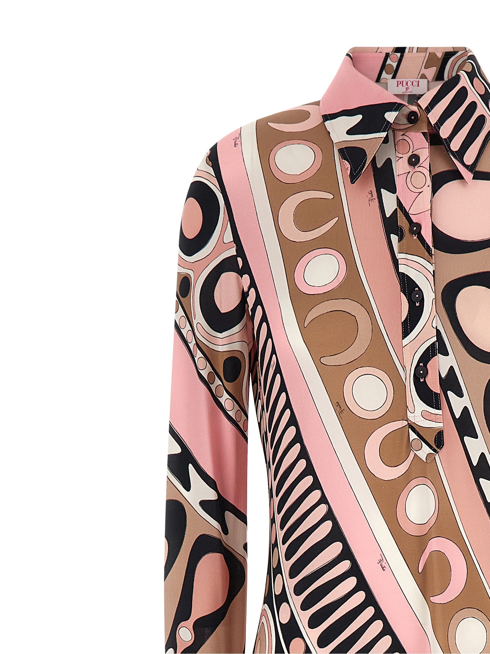 Emilio Pucci 'Soleil' Print Chemisier Dress