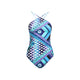 Emilio Pucci Vivara Print Cross-Strap Swimsuit
