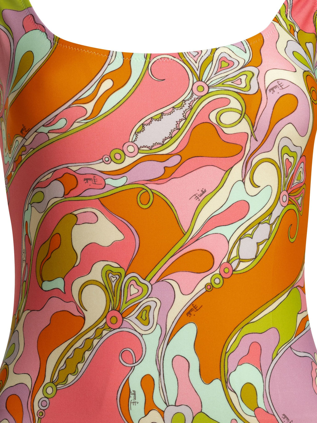 Emilio Pucci "Orchidee" One-Piece Swimsuit