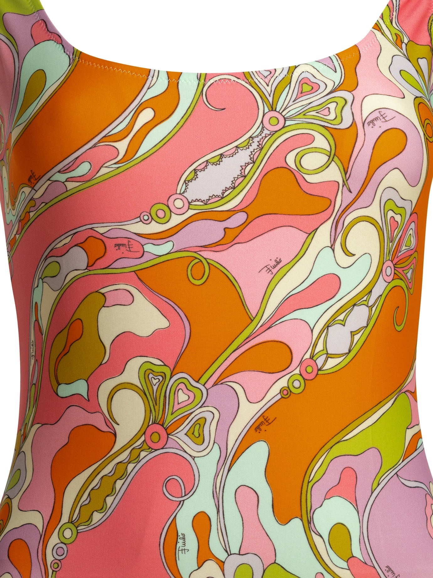 Emilio Pucci "Orchidee" One-Piece Swimsuit