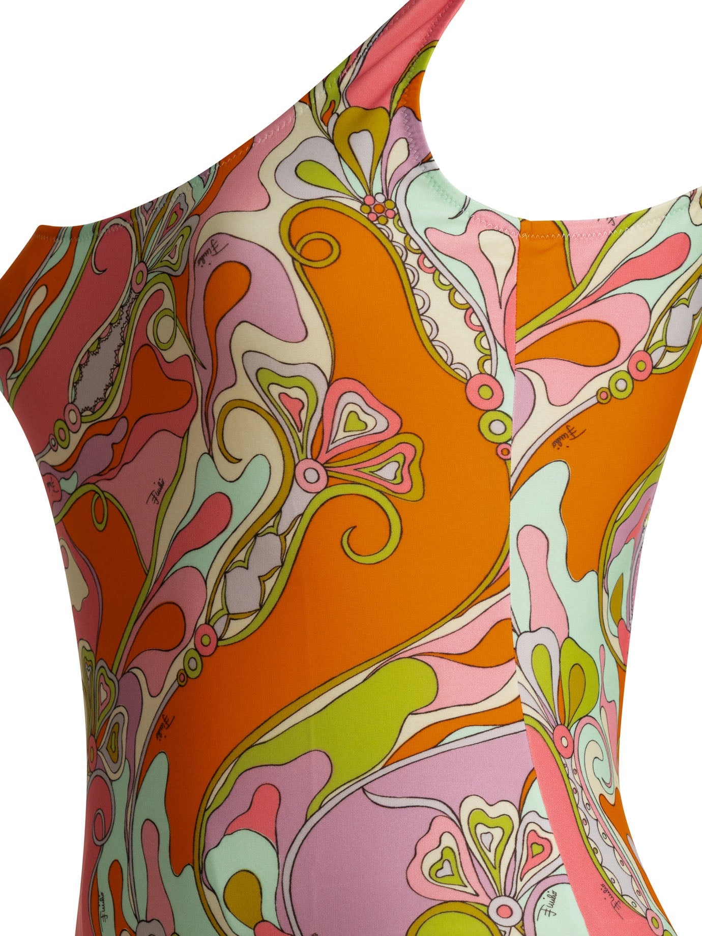 Emilio Pucci "Orchidee" One-Piece Swimsuit