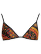Emilio Pucci Vivara Orange Polyamide Elastane Polyamide Elastane Bikini Top