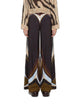 Emilio Pucci Brown Silk Trousers