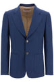 Valentino  Blue Single-Breasted Wool Jacket