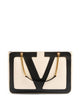 Valentino Garavani Sand Leather Medium Viva Superstar Shopping Bag