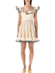 Zimmermann Zimmermann Embroidered Frilled Mini Dress