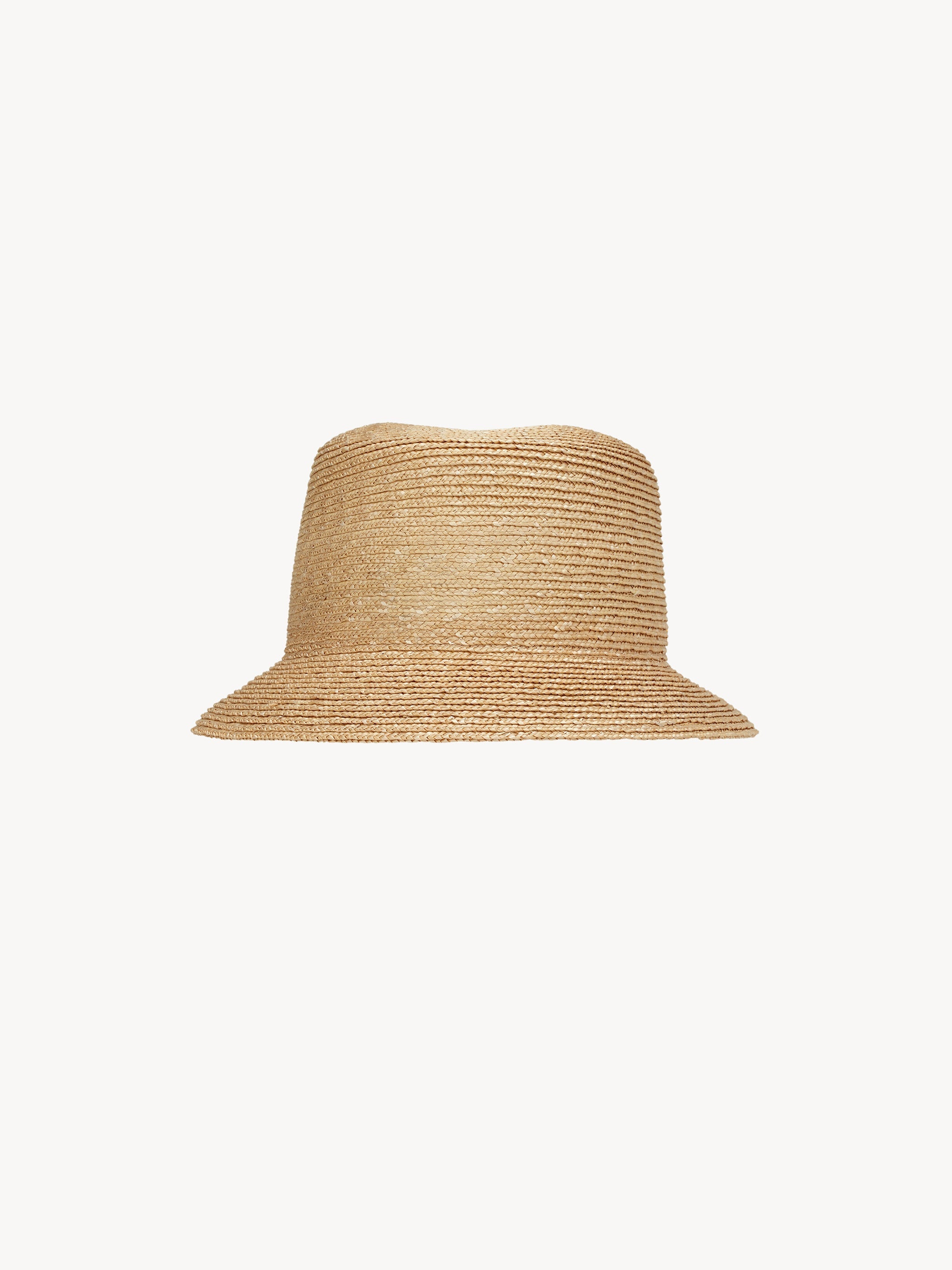Saint Laurent Straw Hat With Cassandre Logo
