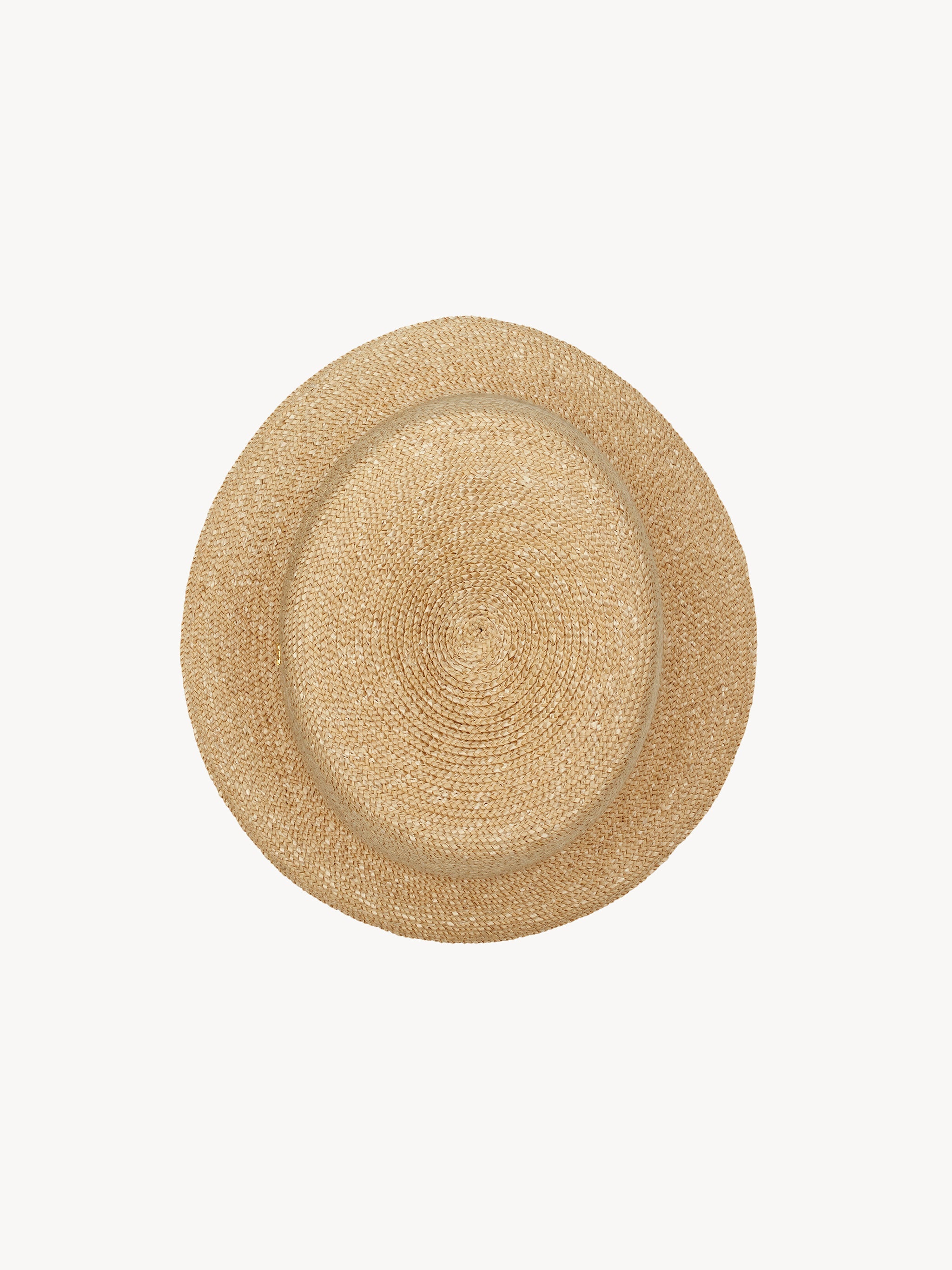 Saint Laurent Straw Hat With Cassandre Logo