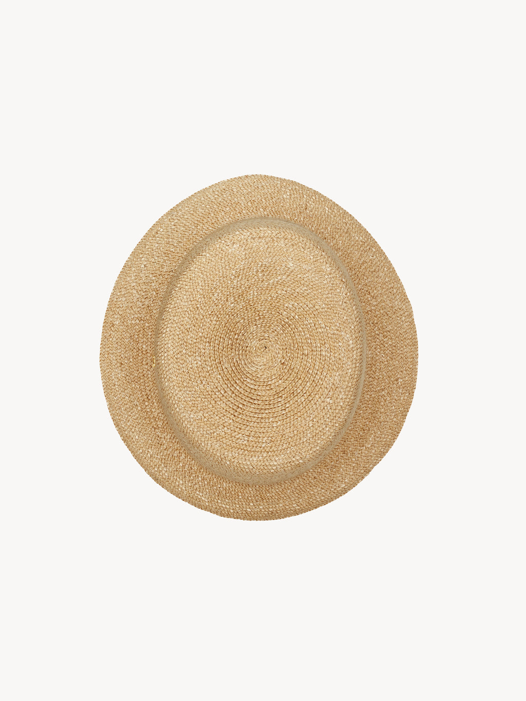 Saint Laurent Straw Hat With Ysl M