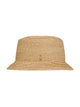 Saint Laurent Maglina Straw Bucket Hat With Cassandre Pin