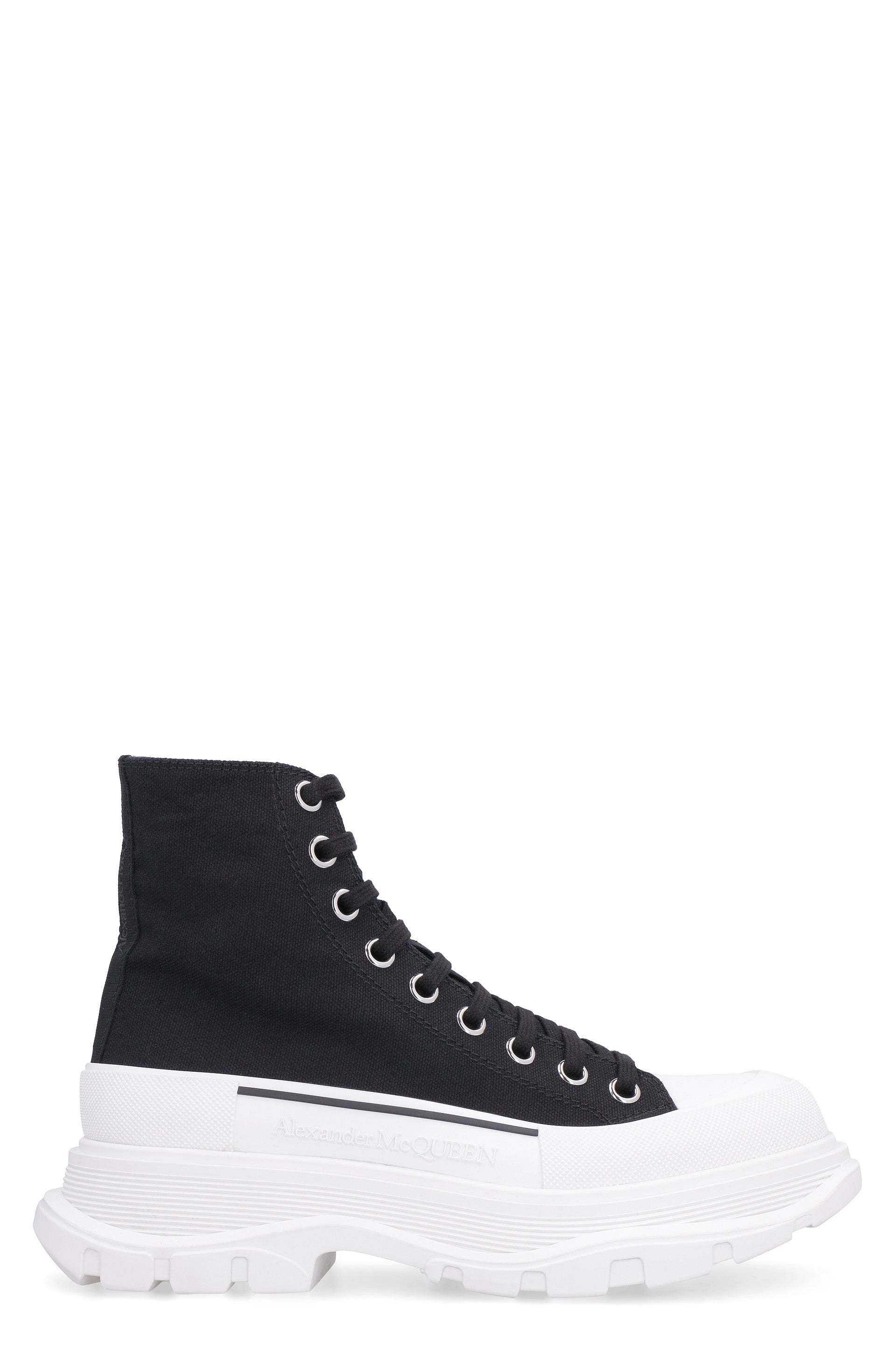 Alexander Mcqueen Black Canvas Canvas Sack Sneakers
