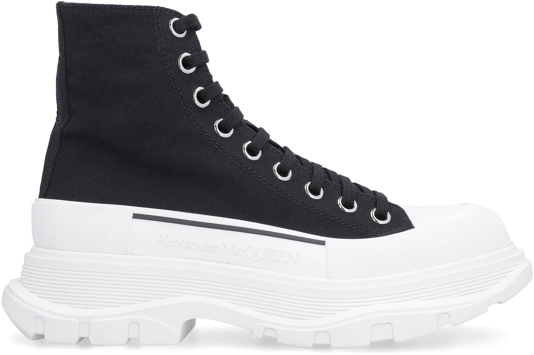 Alexander Mcqueen Black Canvas Canvas Sack Sneakers