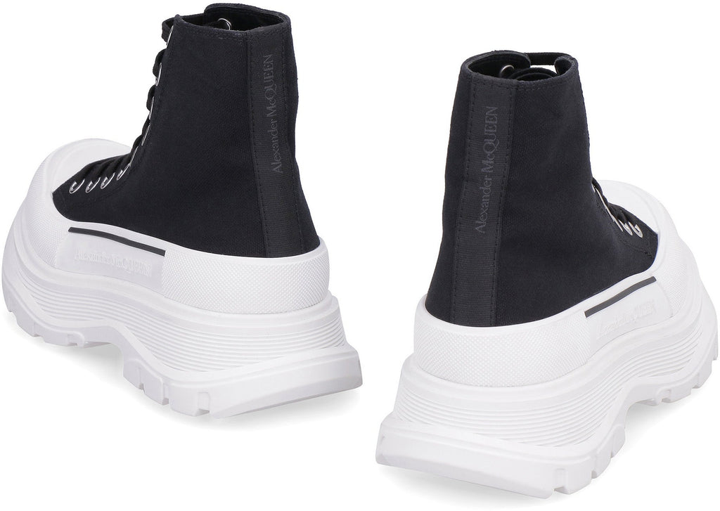 Alexander Mcqueen Black Canvas Canvas Sack Sneakers