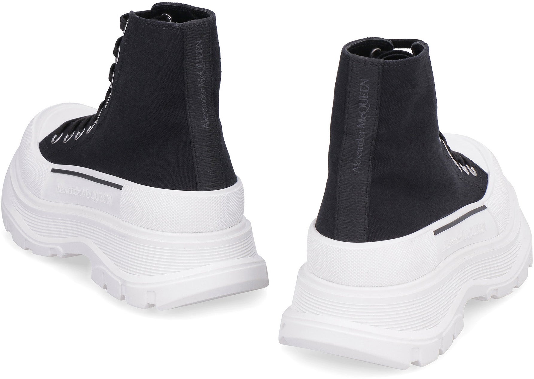 Alexander Mcqueen Black Canvas Canvas Sack Sneakers