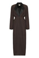 Khaite Bellow Single-Breasted Long Coat
