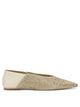 Ammb Milano Gold Leather Ballerinas