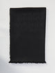 Saint Laurent Black Silk Jacquard Scarf