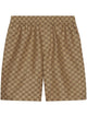 Gucci Gg Supreme Linen Shorts