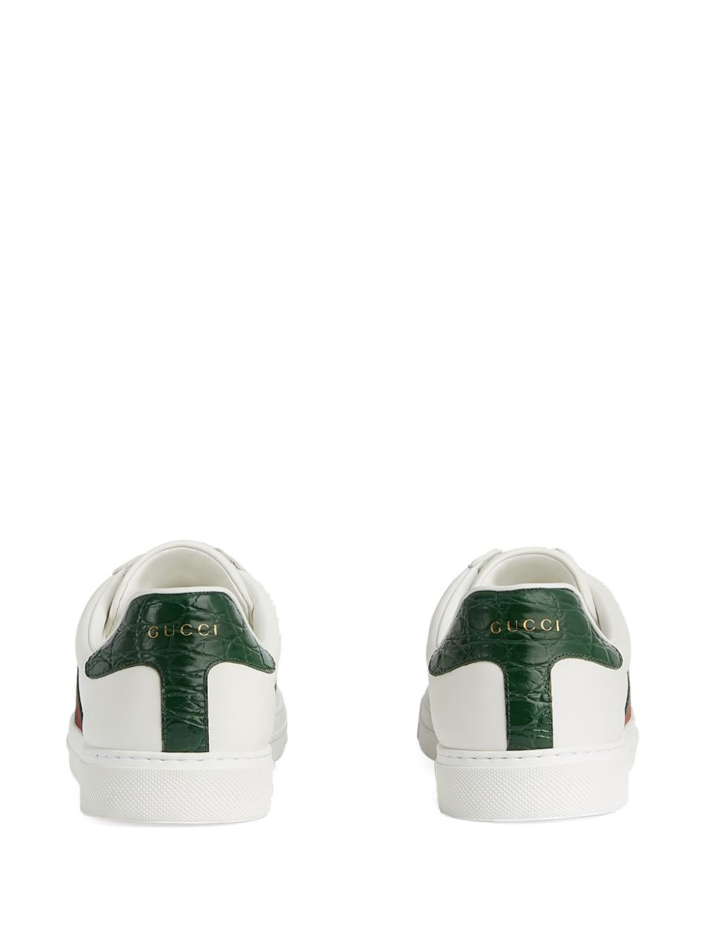 Gucci Ace Leather Low-Top Sneakers