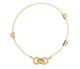 Ferragamo Gold Cream Brass Jewelry