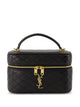Saint Laurent Black Nappa Leather Vanity Gaby Handbag