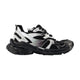 Balenciaga Black And White Runner 2 Polyurethane Sneakers