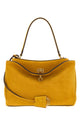 Balenciaga Mustard Suede Small Rodeo Handbag