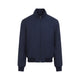 Ralph Lauren Purple Label Blue Felton Linen And Wool Bomber Jacket