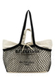Balenciaga Two-Tone Canvas And Mesh Medium 24/7 Shopping Bag