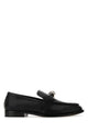 Bottega Veneta Black Leather Astraire Loafers