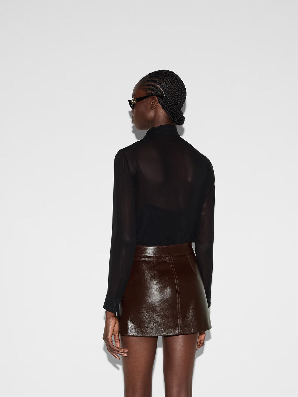 Gucci Black Silk Top