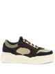 Fendi Multicolor Leather And Canvas Fendi Force Sneakers